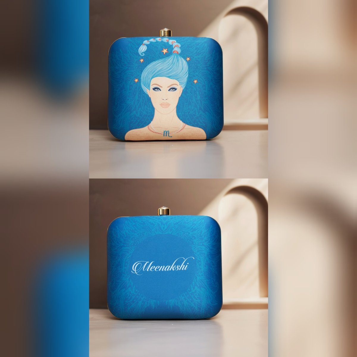 Scorpio Sun Sign Customized Clutch