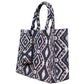 Geometric Pattern Box Style Tote Bag