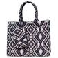 Geometric Pattern Box Style Tote Bag