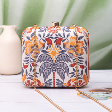 Artklim Royal Ethnic Harmony Printed Clutch