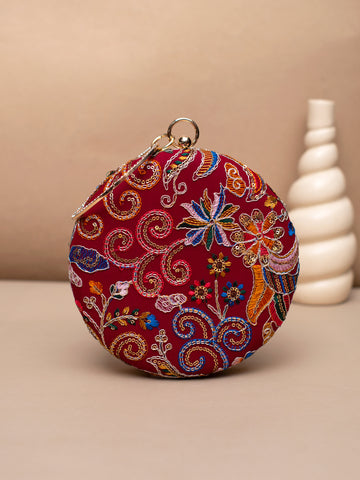 Artklim Festive Maroon Bloom