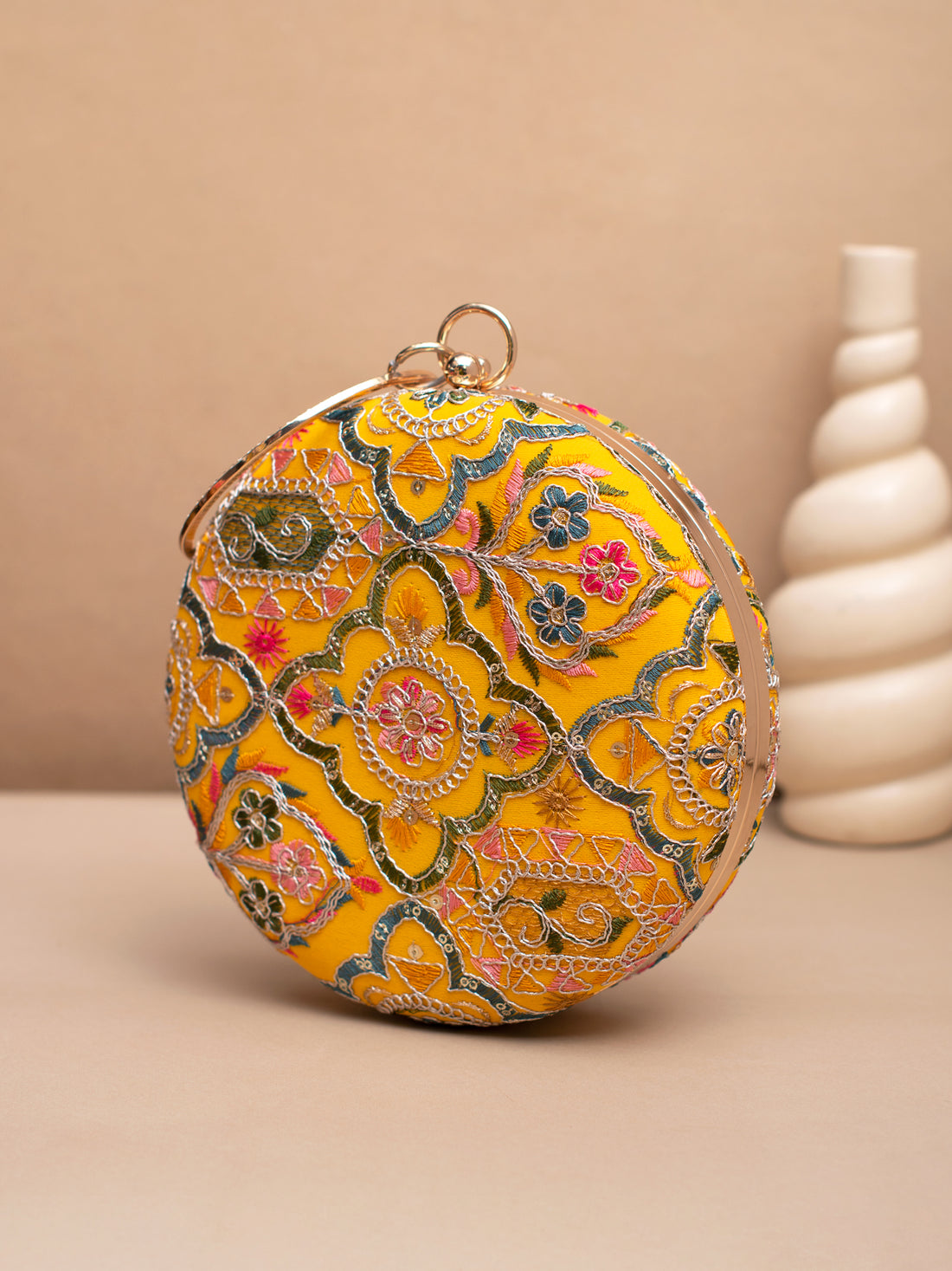 Artklim Yellow Mosaic Clutch
