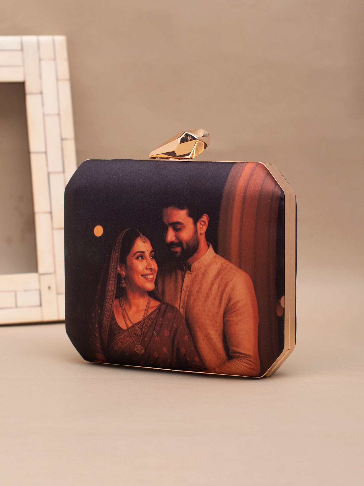 Artklim Karwa Chauth Special Ghibli Style Customised Clutch Bag