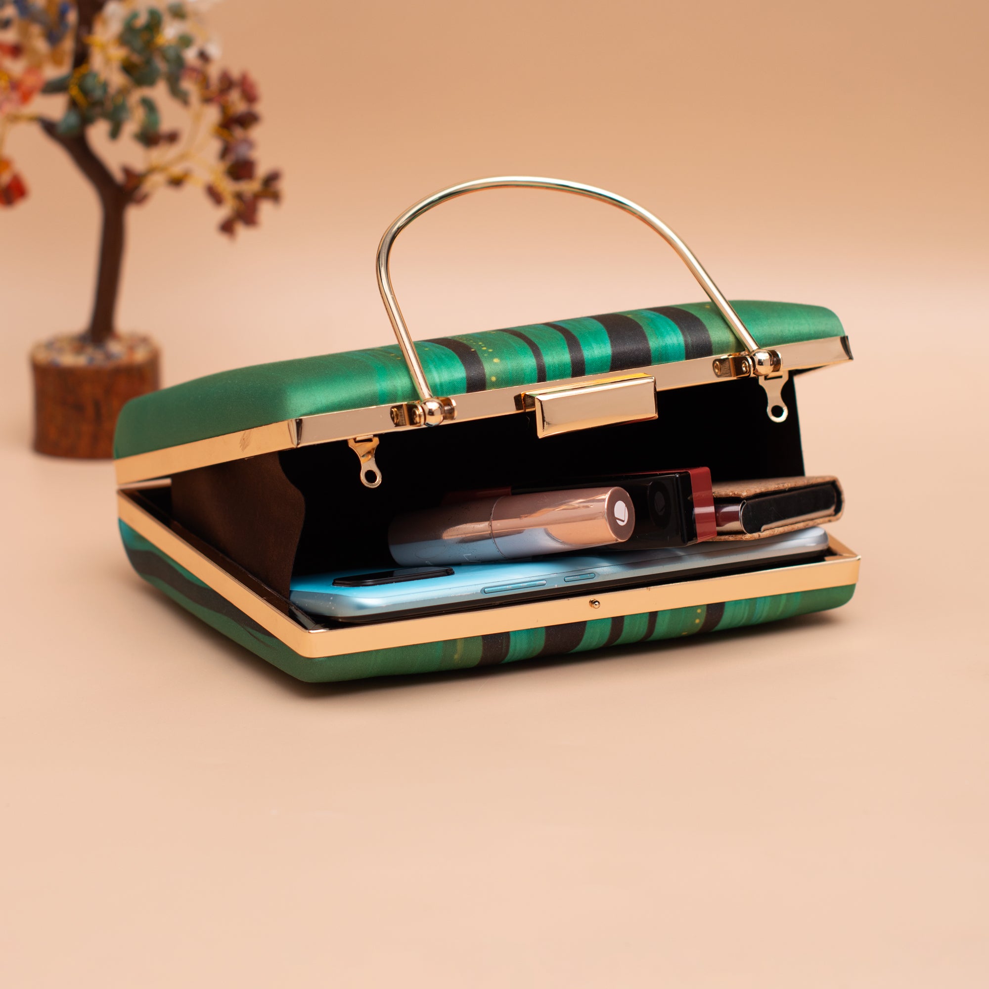 Artklim Dreamy Muse Hand Printed Clutch