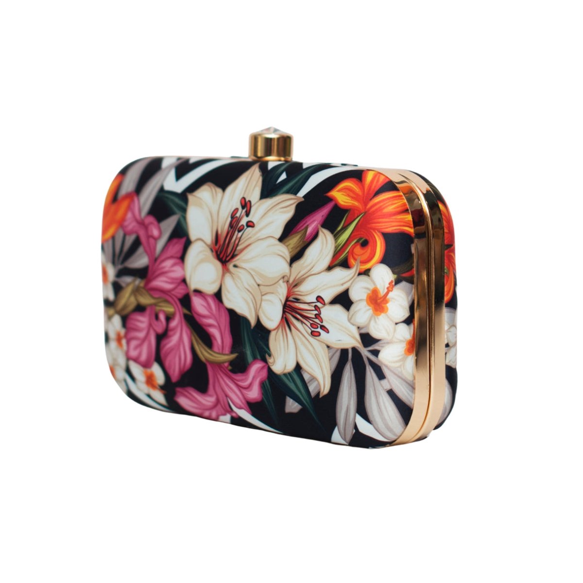 Blossomy Printed Clutch