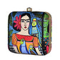 Frida Kahlo Printed Clutch