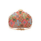 Traditional Multipattern Embroidered Clutch