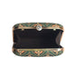 Green Aesthetic Printed Clutch