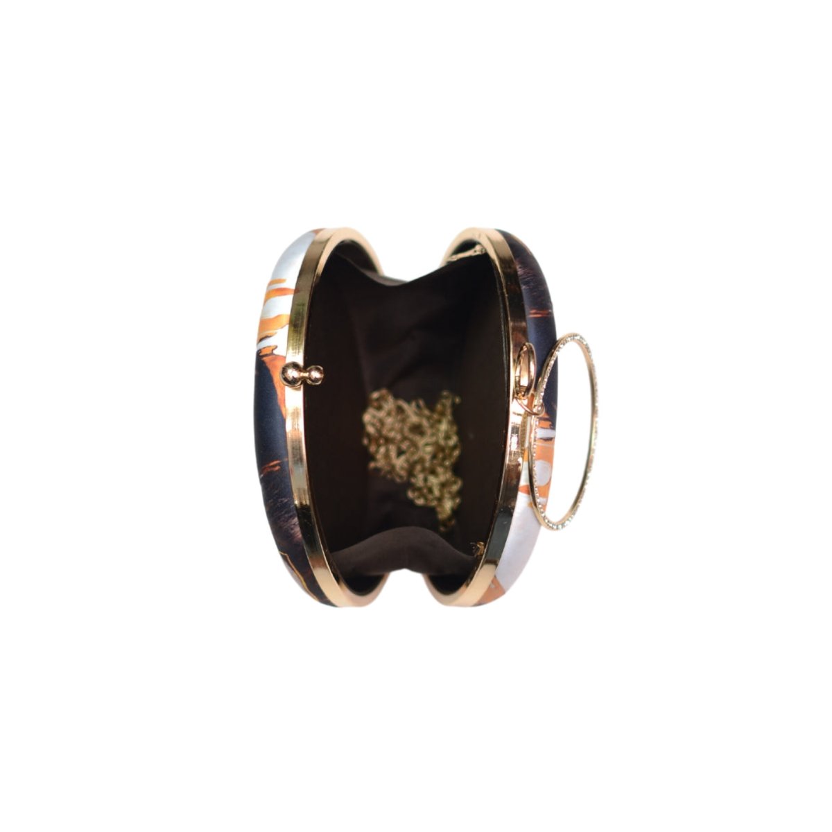 Artklim Frida Kahlo Round Printed Clutch