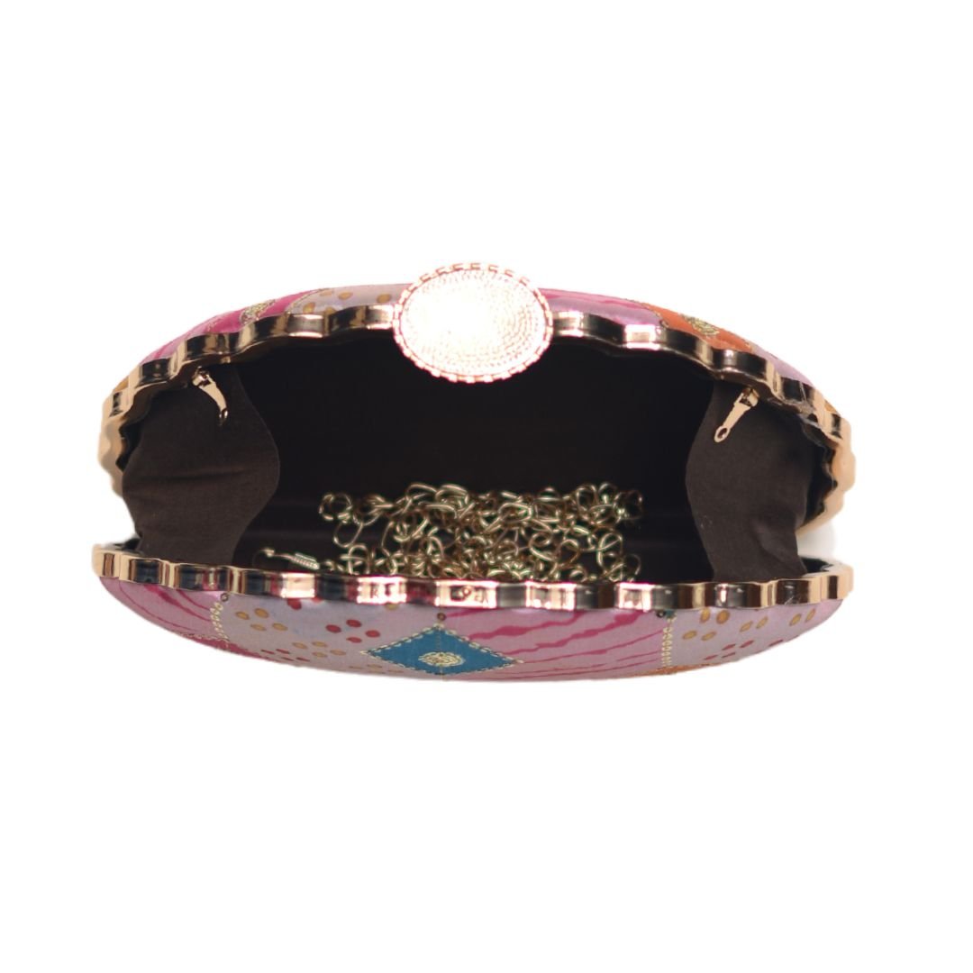 Artklim Multicoloured Sequence D-shape Clutch