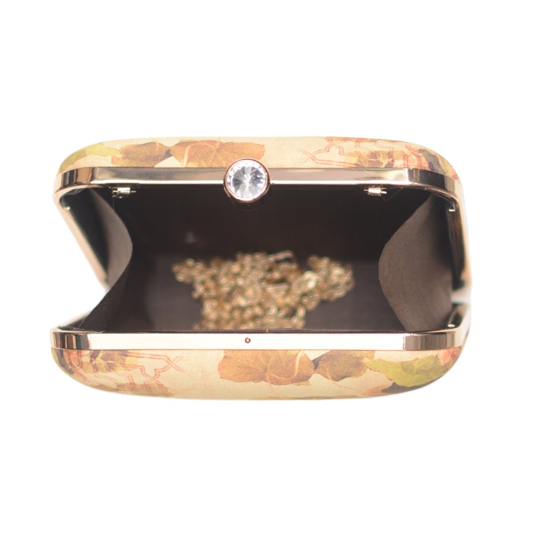 Artklim Traditional Mughal Motif Printed Clutch
