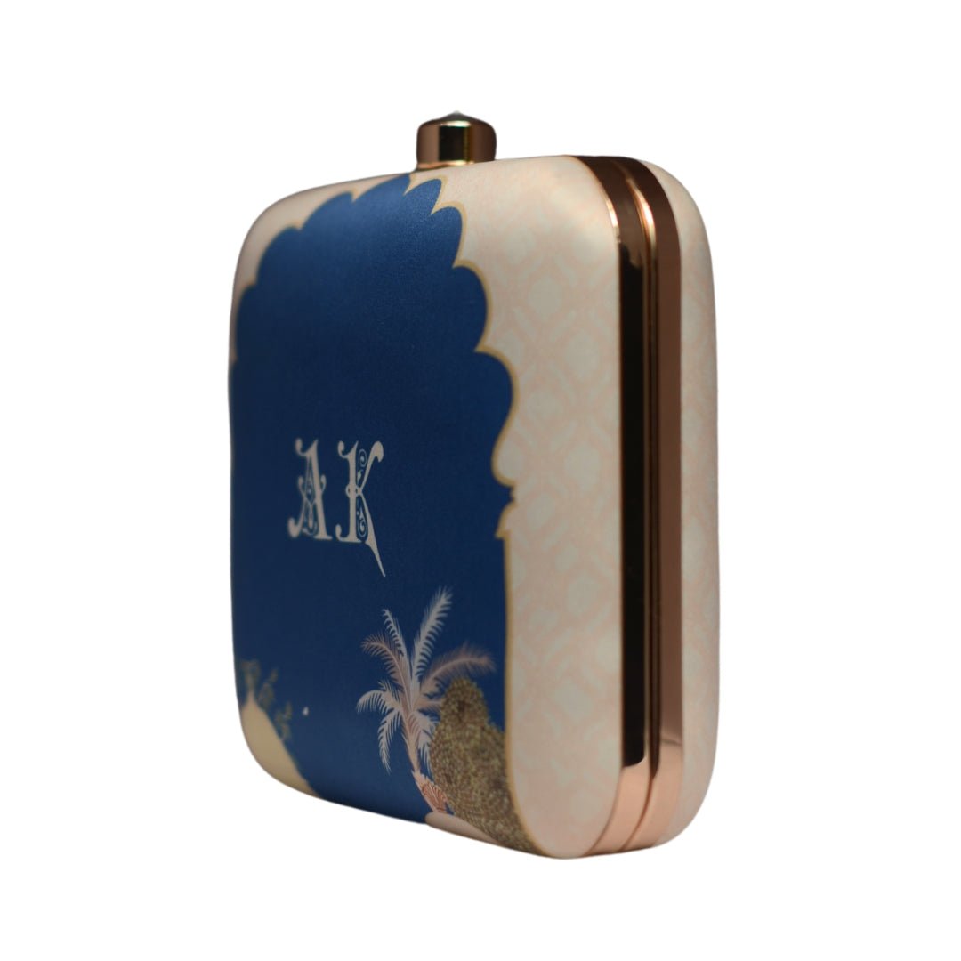 Artklim Personalised Name Initials Customised clutch