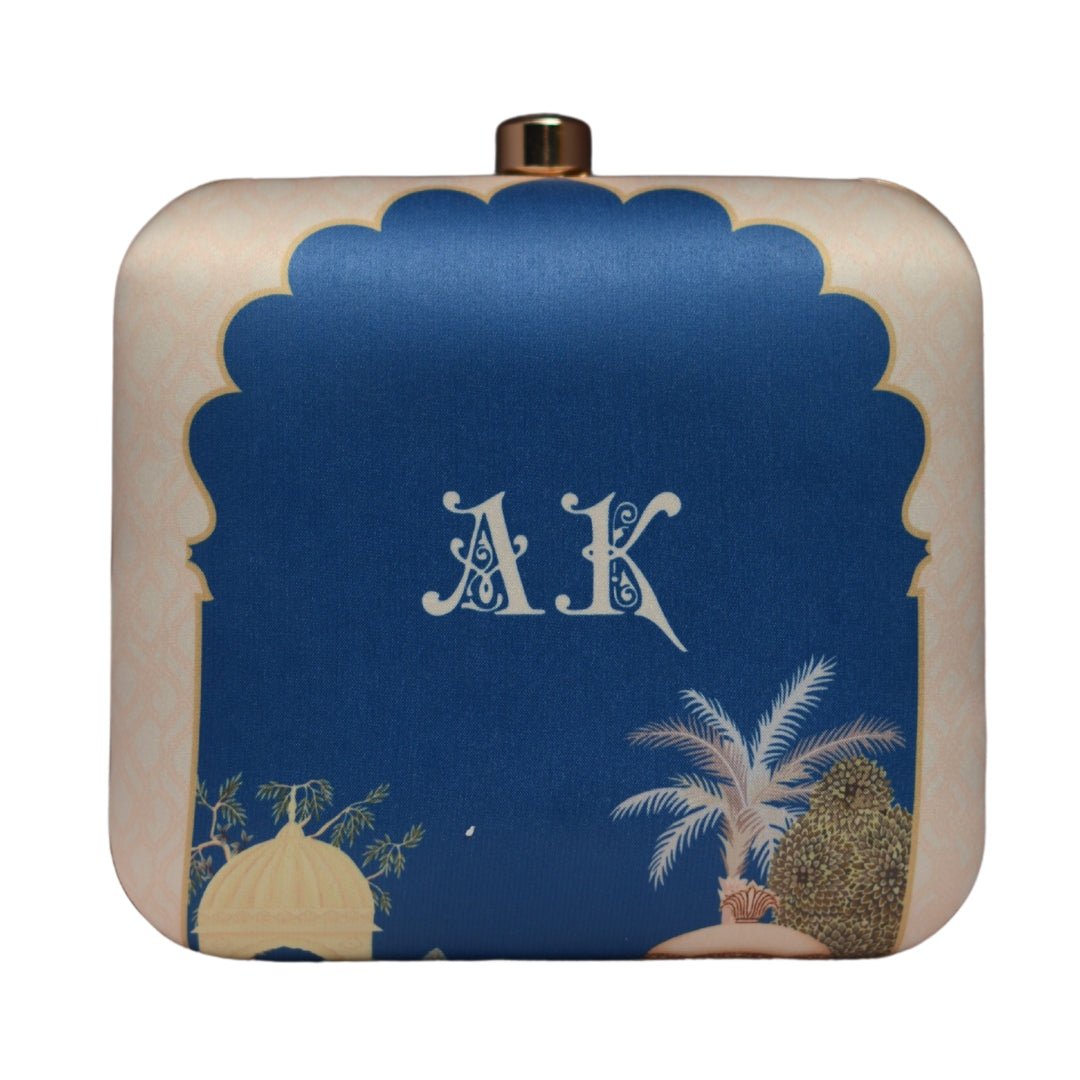 Artklim Personalised Name Initials Customised clutch