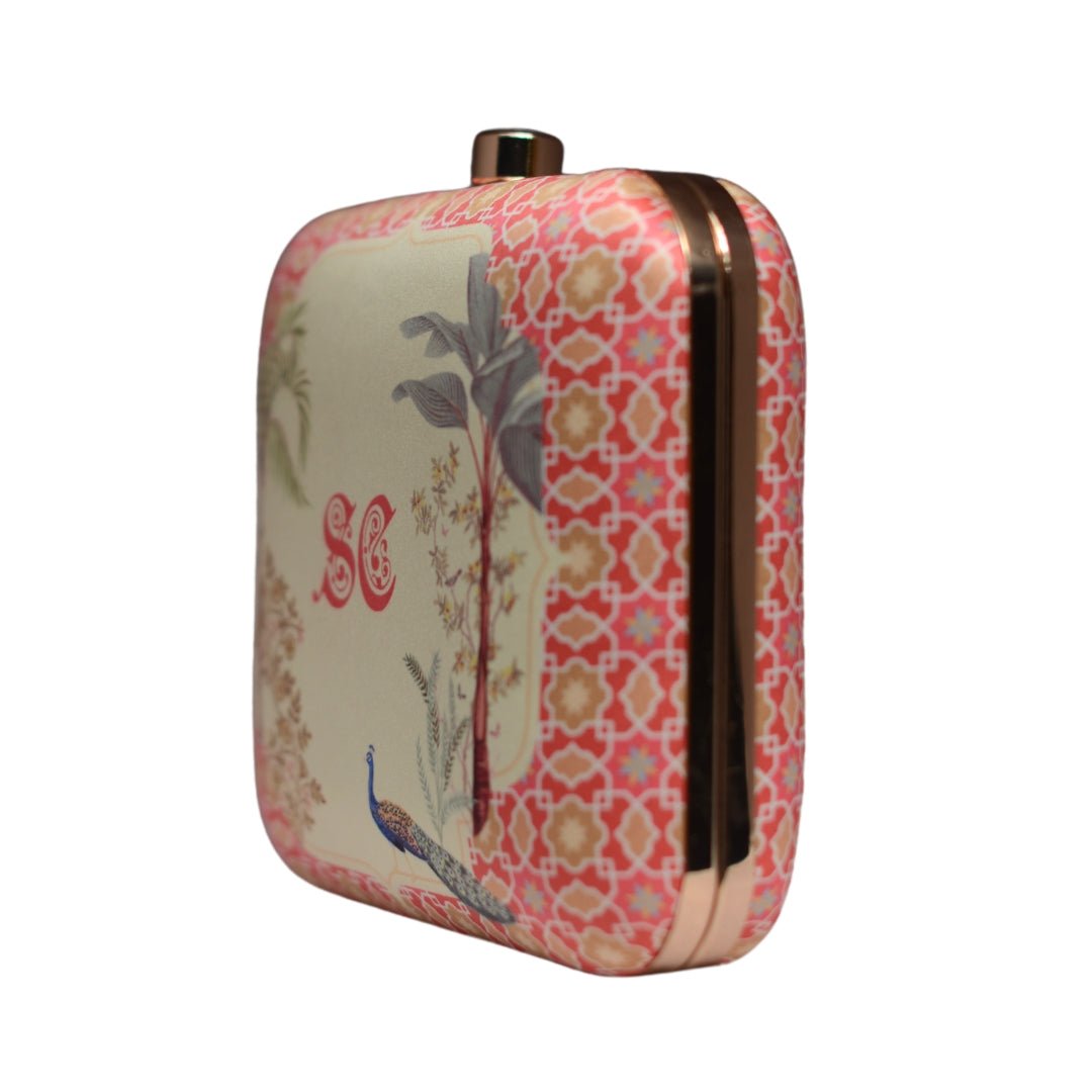 Artklim Personalised Name Initials Customised clutch