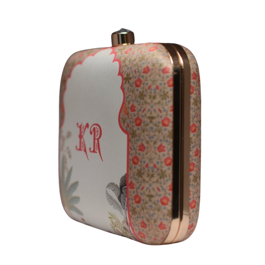 Artklim Personalised Name Initials Customised clutch