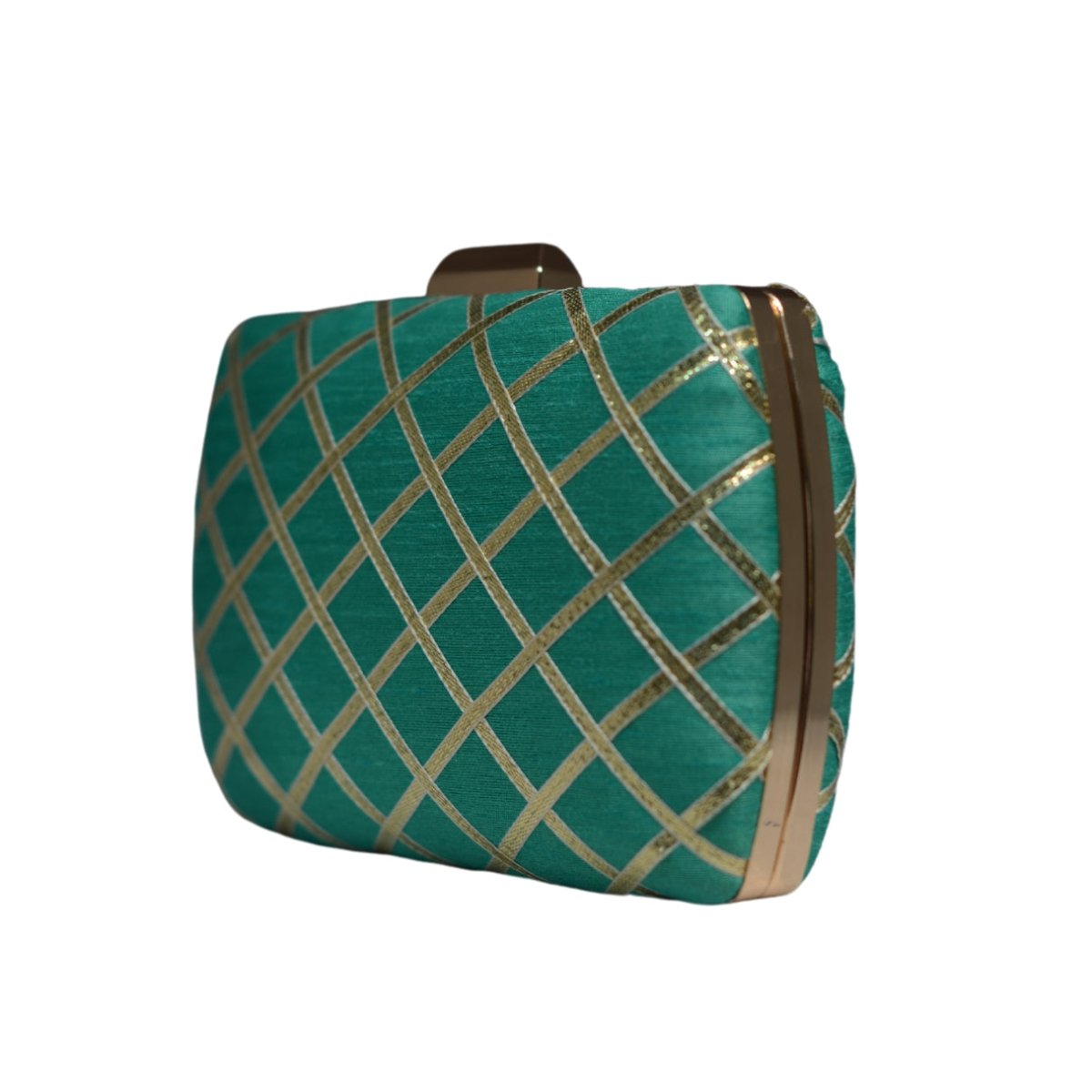 Artklim Blue Ethnic Party Clutch