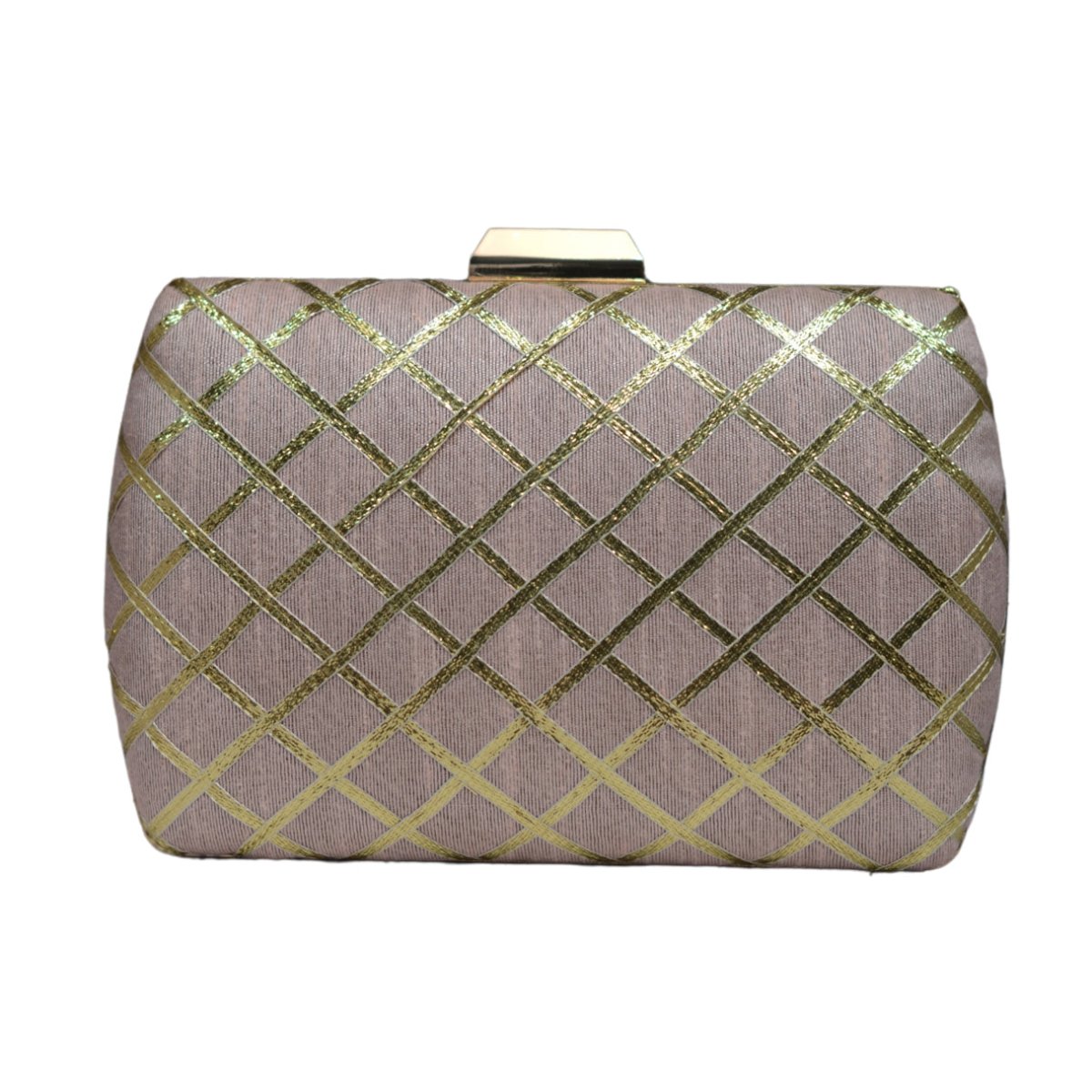 Artklim Baby Pink Ethnic Party Clutch