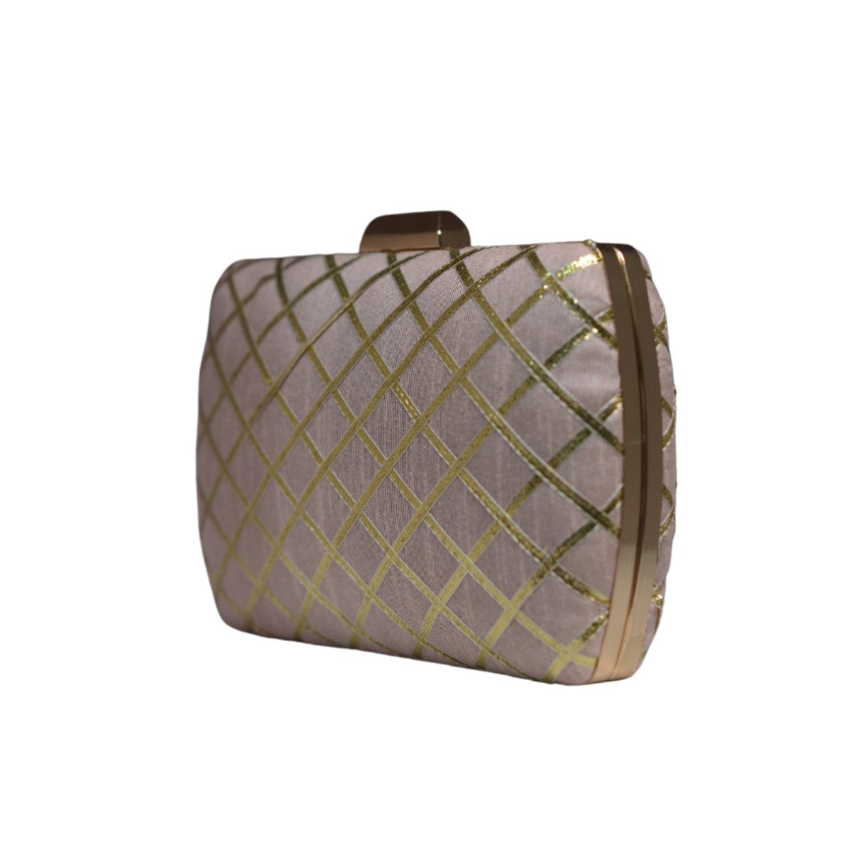 Artklim Baby Pink Ethnic Party Clutch