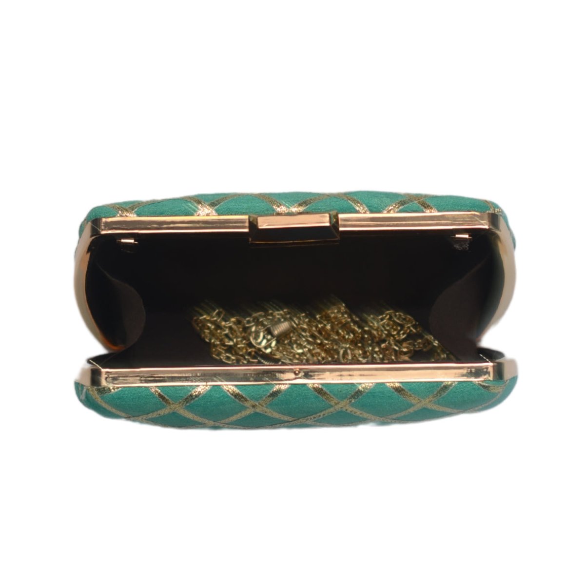 Artklim Blue Ethnic Party Clutch