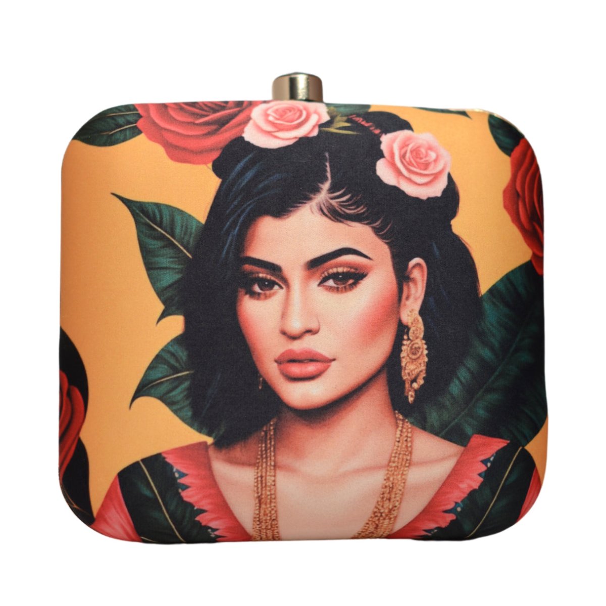 Artklim Kylie Jenner Printed Clutch