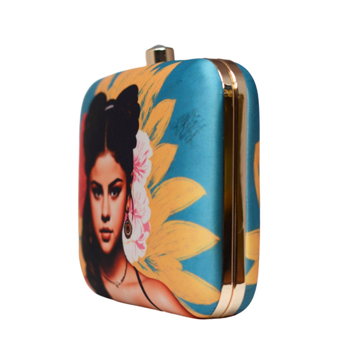 Artklim Selena Gomez Printed Clutch
