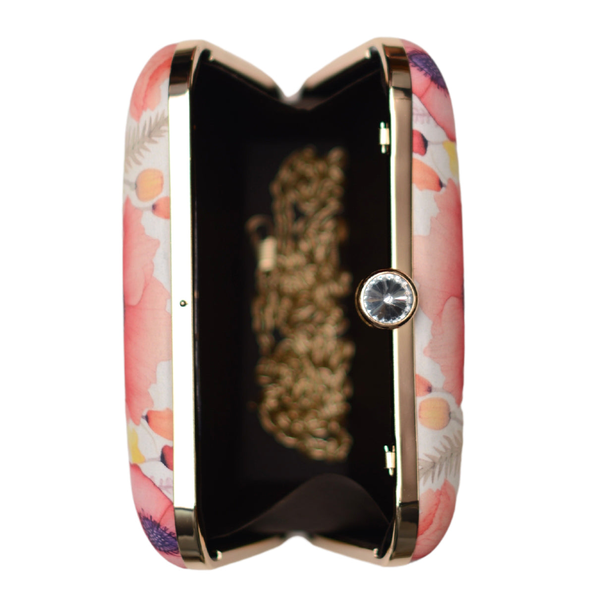 Multicoloured Floral Printed Clutch