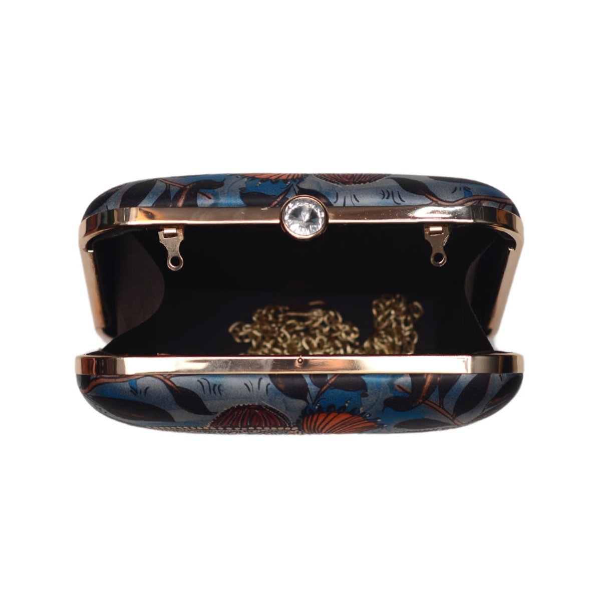 Madhubani Radha Krishna Printed Clutch