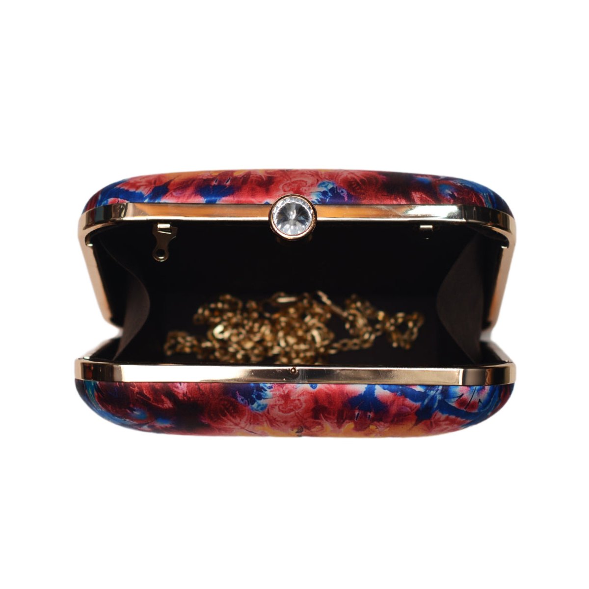 Multicolour Galaxy Pattern Printed Clutch