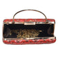 Red Sequins Embroidery Clutch