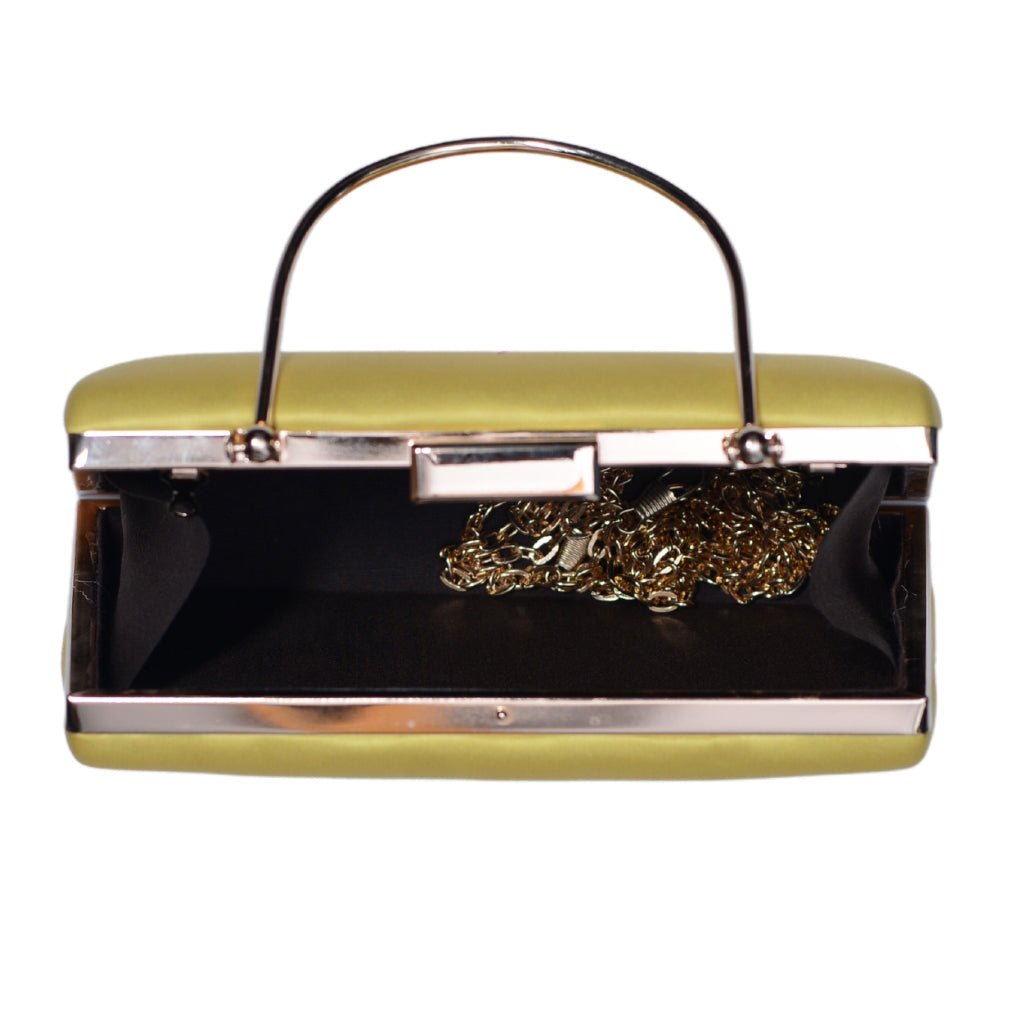 Yellow Durga Printed  Clutch