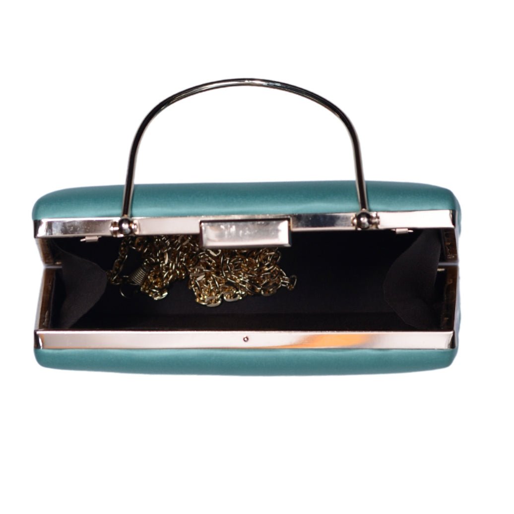 Blue Durga Printed Clutch