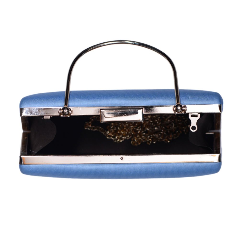 Durga Maa Blue Printed Clutch