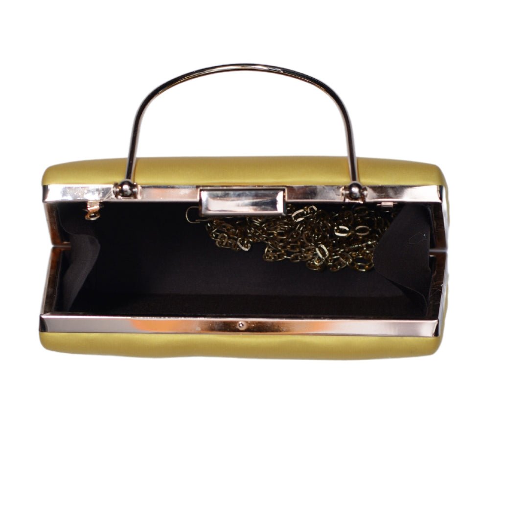 Yellow Durga Printed Clutch