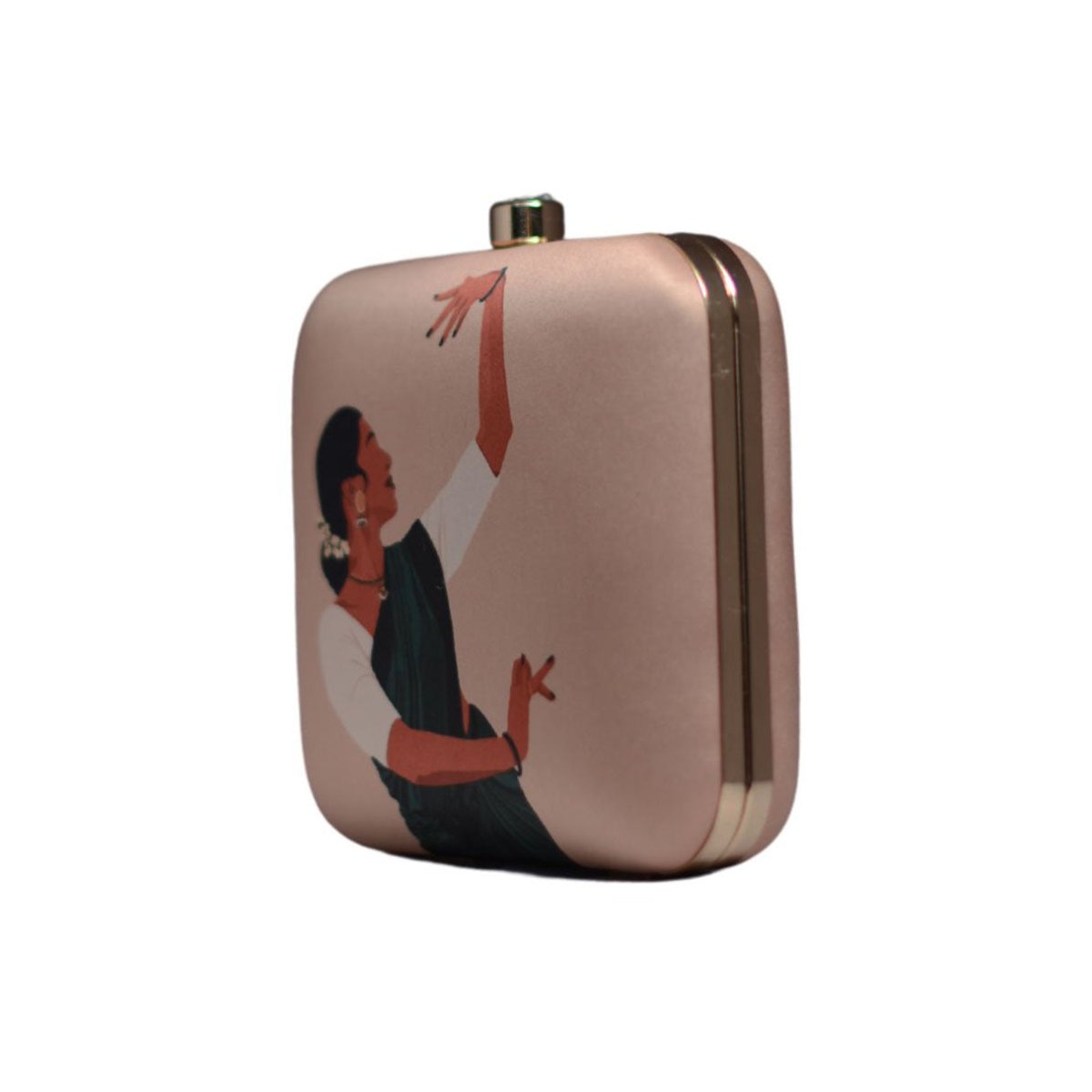 Artklim Elegant Lady Printed Clutch