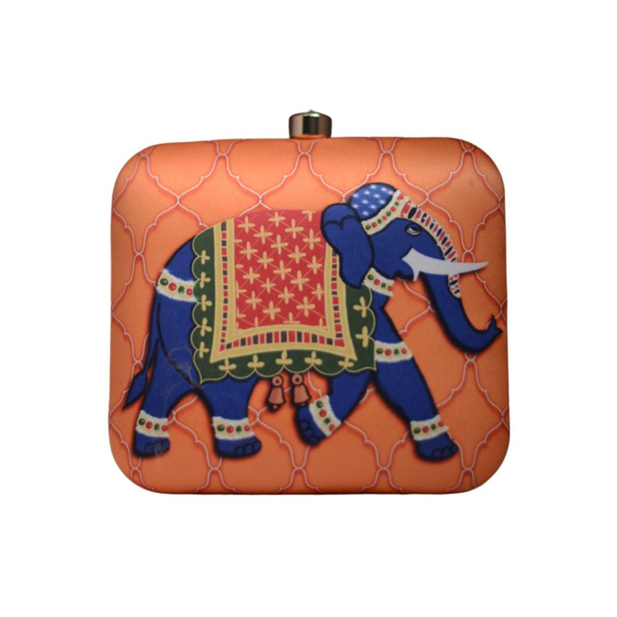 Artklim Elephant Printed Clutch