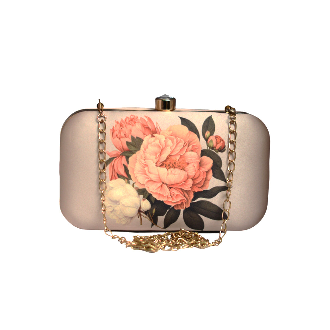 Artklim Floral Printed Clutch