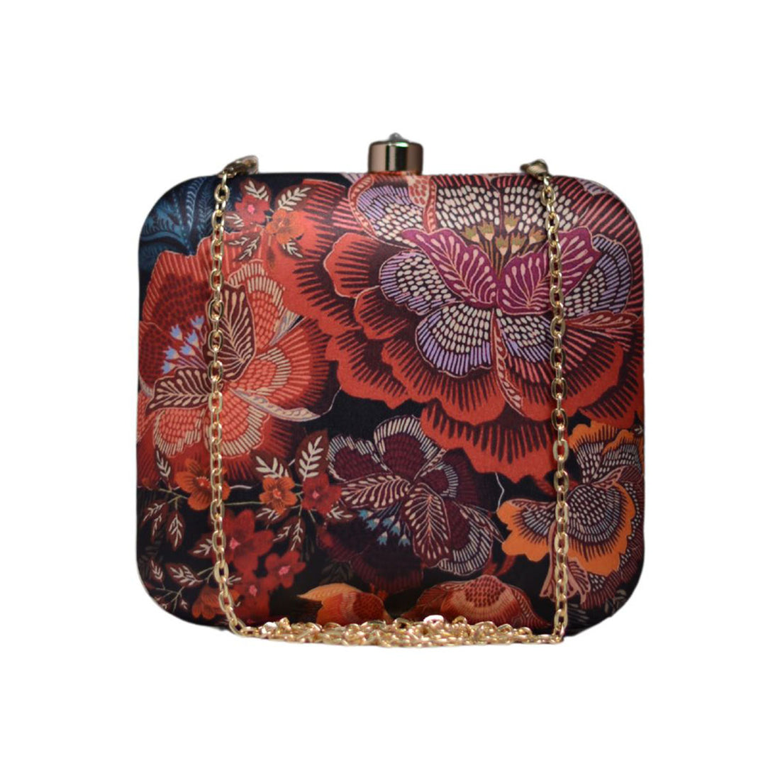 Artklim Floral Printed Clutch