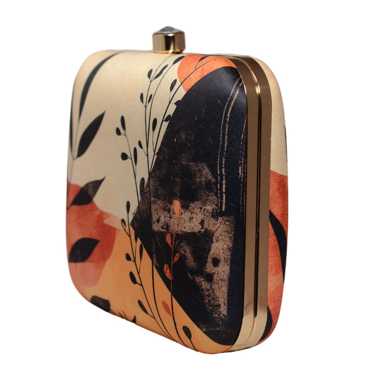 Abstract Art Printed Clutch
