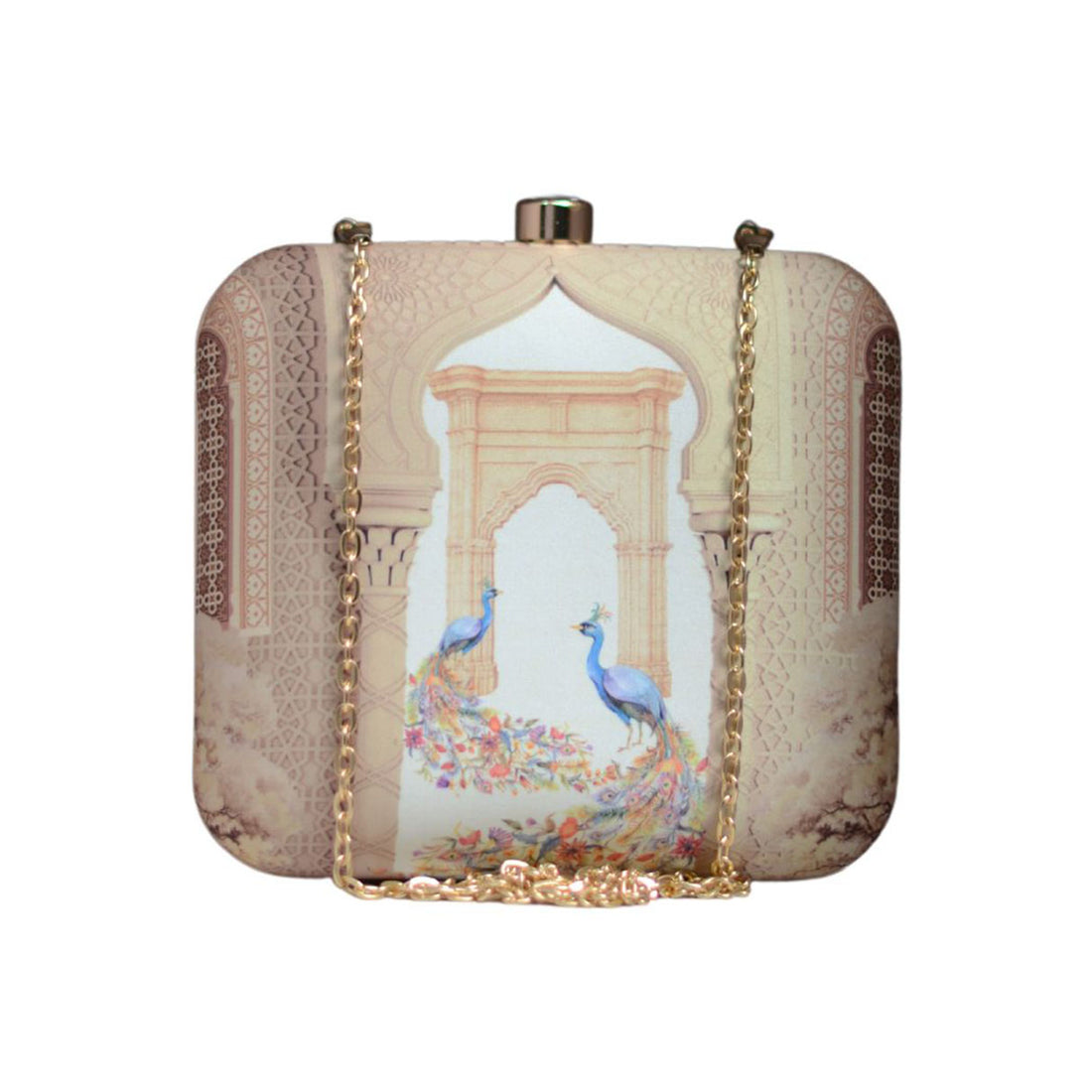 Artklim Mughal Traditional Garden Printed Clutch