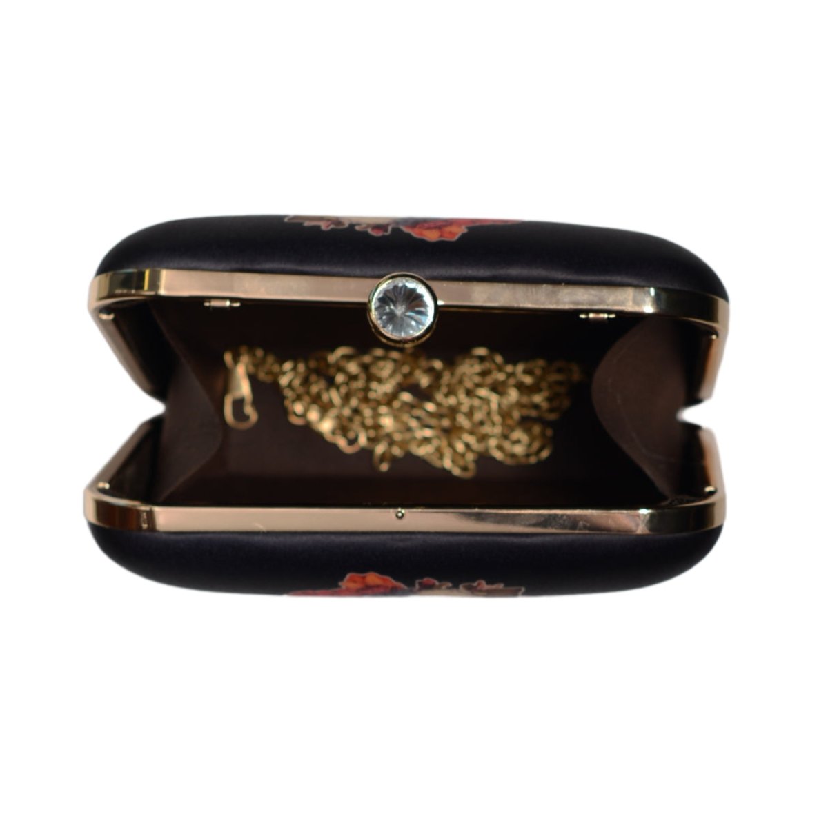 Floral Buddha Printed Clutch