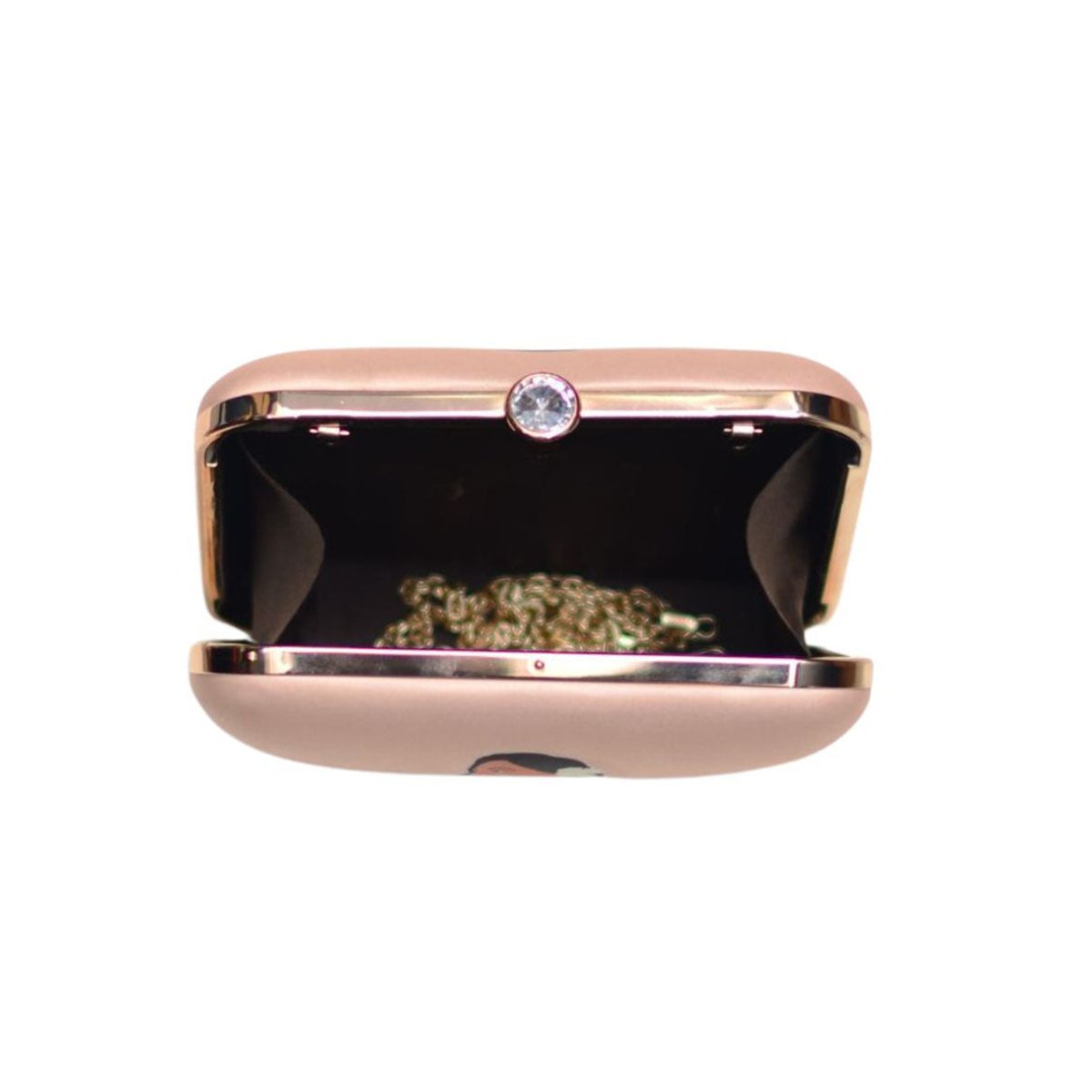 Artklim Red Saree Women Printed Clutch