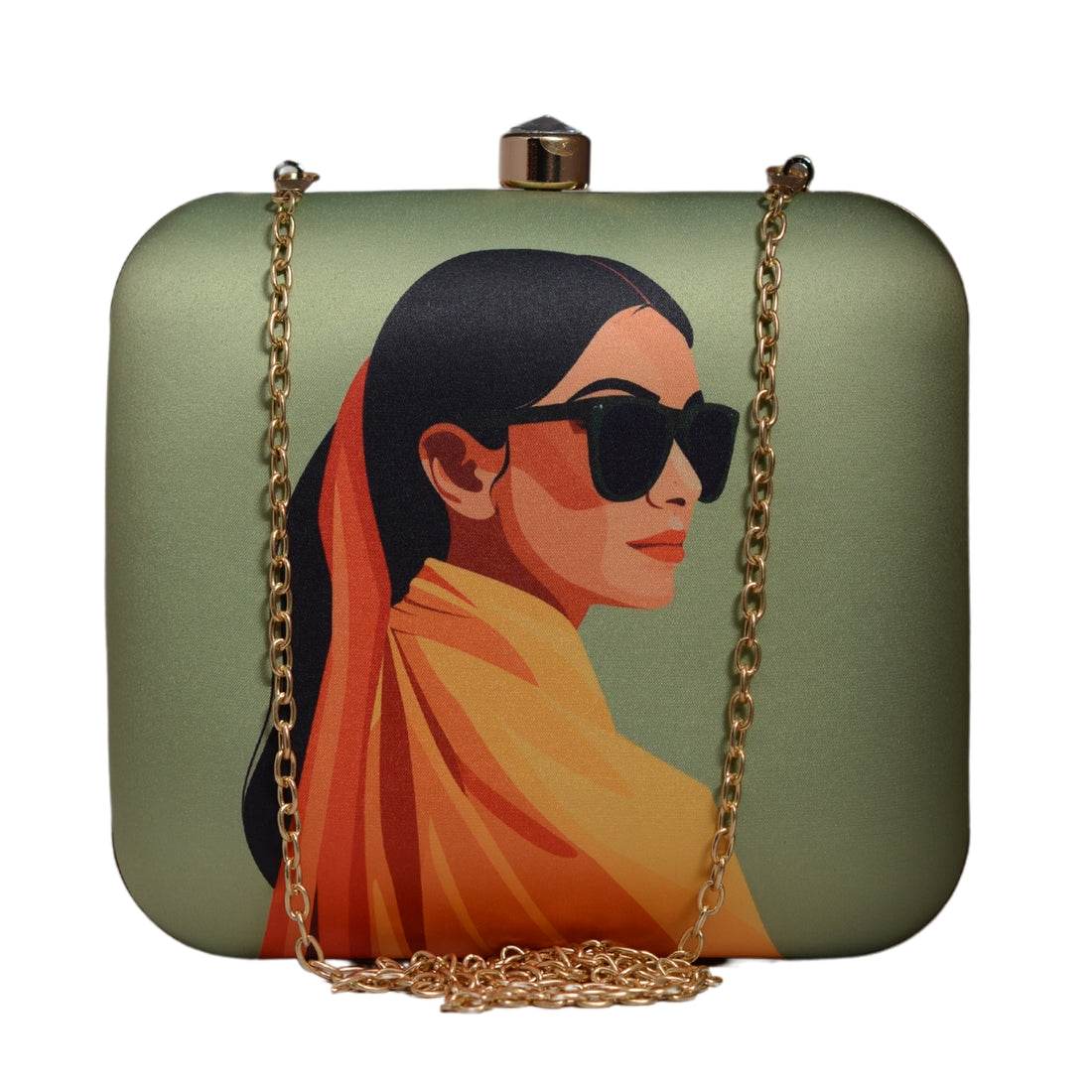 Glam Girl Portrait Clutch