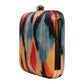 Multicoloured Ikkat Printed Clutch