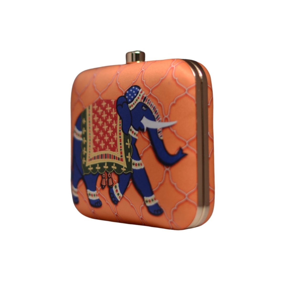 Artklim Elephant Printed Clutch