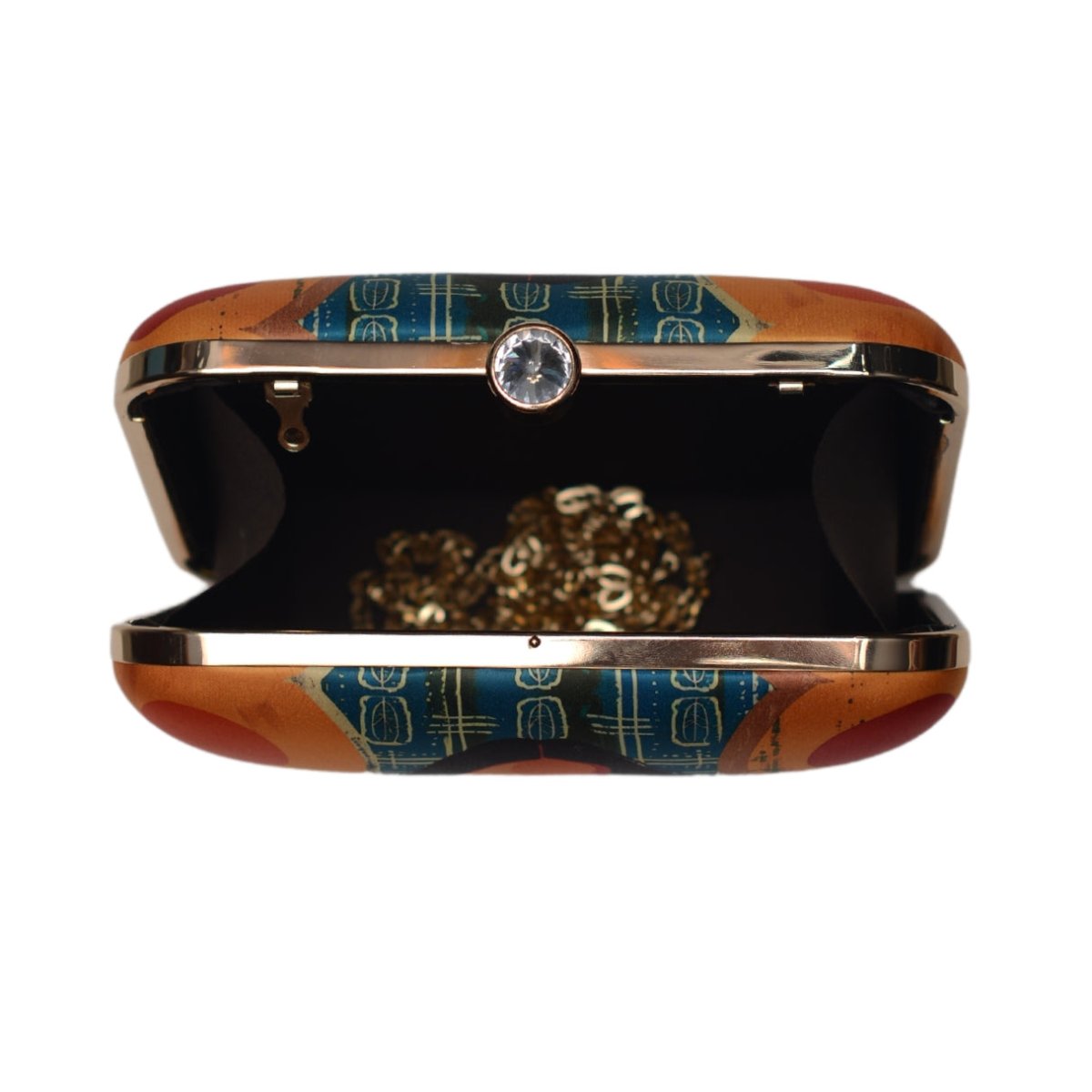 Glamourous Girl Printed Clutch