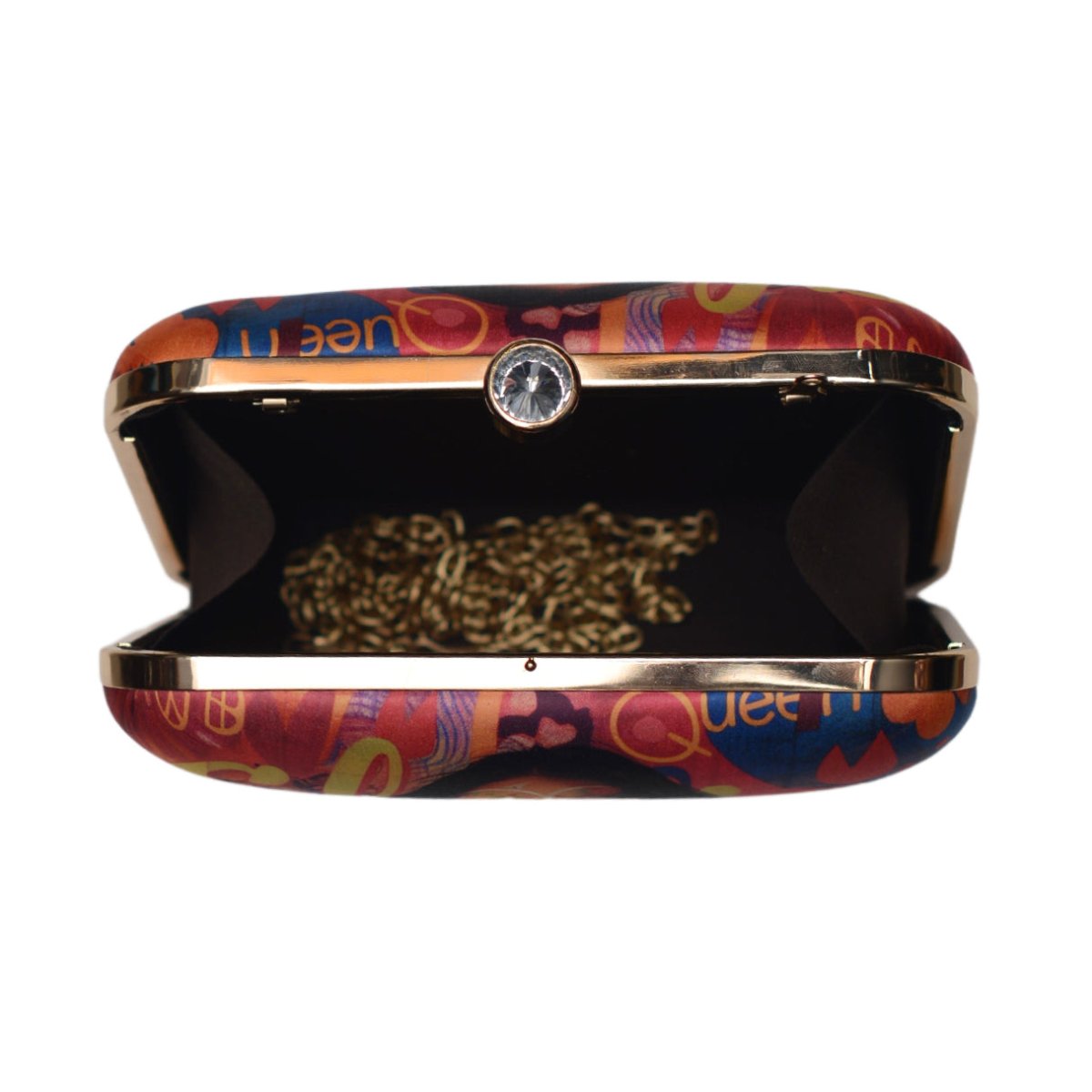 Sassy Woman Portrait Printed Clutch