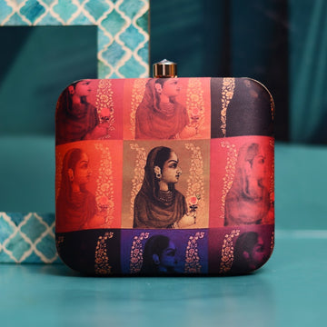 Artklim Mughal Queen Printed Clutch