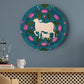 Cow Printed Wall Plate