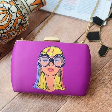 Funky Freckle Girl Clutch