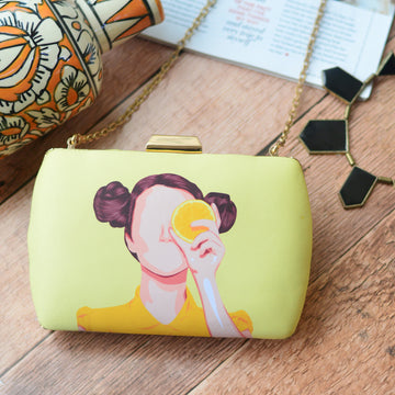 Lemon Girl Clutch